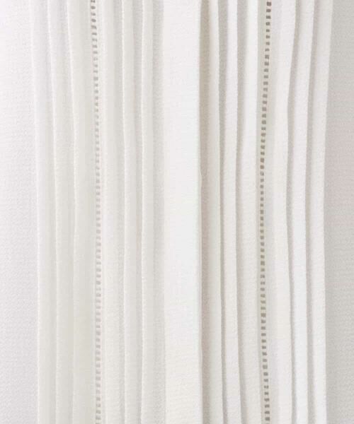 MK MICHEL KLEIN / エムケーミッシェルクラン シャツ・ブラウス | ピンタックデザインジョーゼットブラウス/洗える | 詳細28