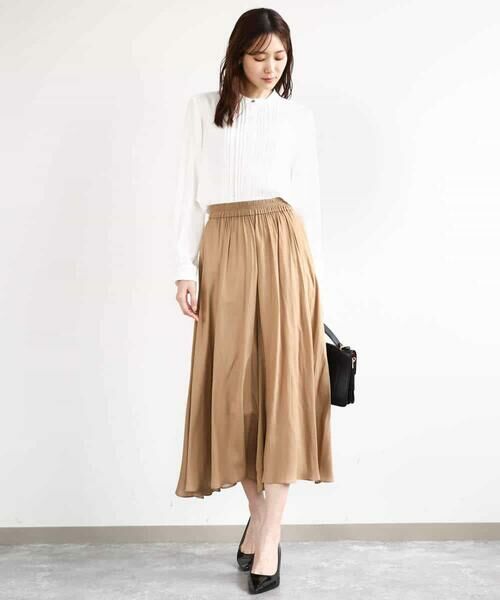 MK MICHEL KLEIN / エムケーミッシェルクラン シャツ・ブラウス | ピンタックデザインジョーゼットブラウス/洗える | 詳細5