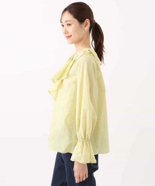 MK MICHEL KLEIN / エムケーミッシェルクラン シャツ・ブラウス | フリルデザインブラウス/洗える | 詳細21