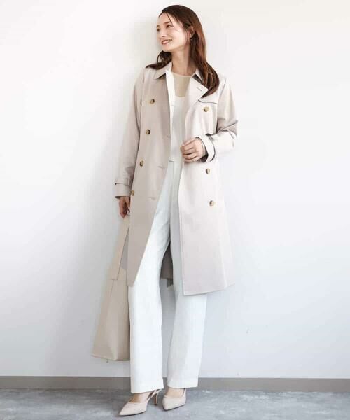 MK MICHEL KLEIN / エムケーミッシェルクラン ニット・セーター | ドット柄ブラウス×ニットビスチェ ツインセット/洗える | 詳細23