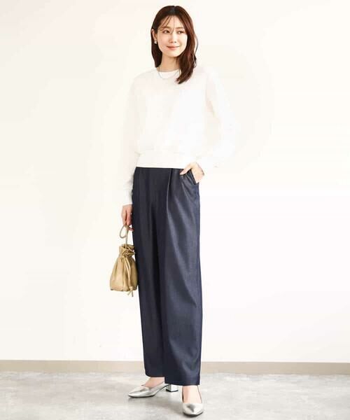 MK MICHEL KLEIN / エムケーミッシェルクラン ニット・セーター | 重ねチュールニット/洗える | 詳細22