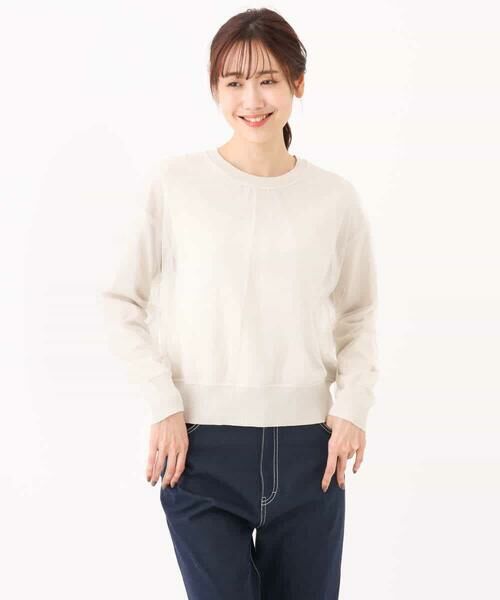 MK MICHEL KLEIN / エムケーミッシェルクラン ニット・セーター | 重ねチュールニット/洗える | 詳細25