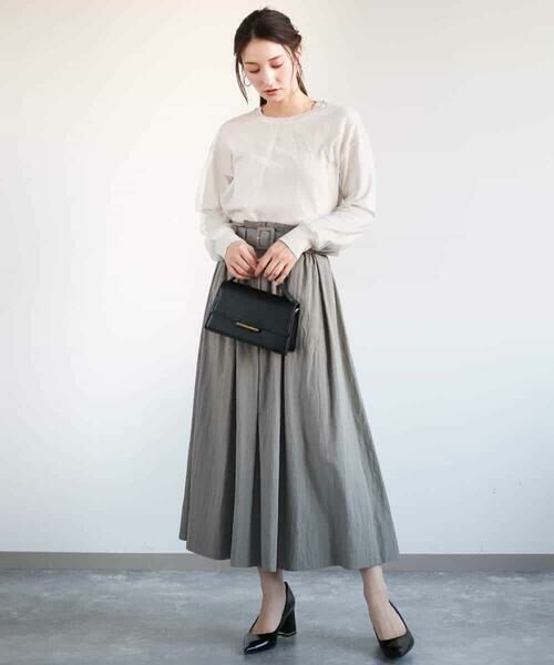 MK MICHEL KLEIN / エムケーミッシェルクラン ニット・セーター | 重ねチュールニット/洗える | 詳細8