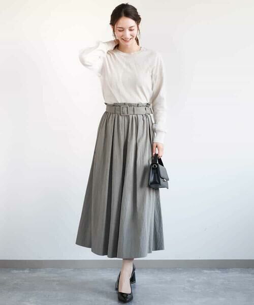 MK MICHEL KLEIN / エムケーミッシェルクラン ニット・セーター | 重ねチュールニット/洗える | 詳細9