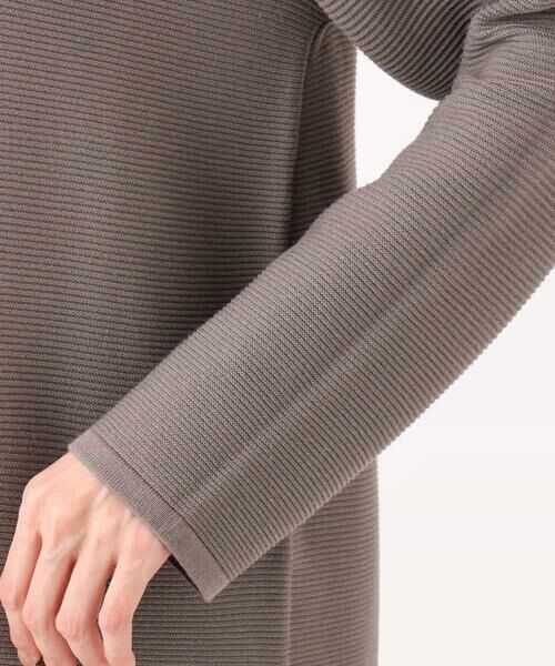 MK MICHEL KLEIN / エムケーミッシェルクラン ニット・セーター | ガーター編みニットフーディー/洗える | 詳細26