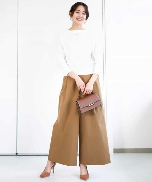 MK MICHEL KLEIN / エムケーミッシェルクラン ニット・セーター | アイレット柄ドルマン風ニット/洗える | 詳細13