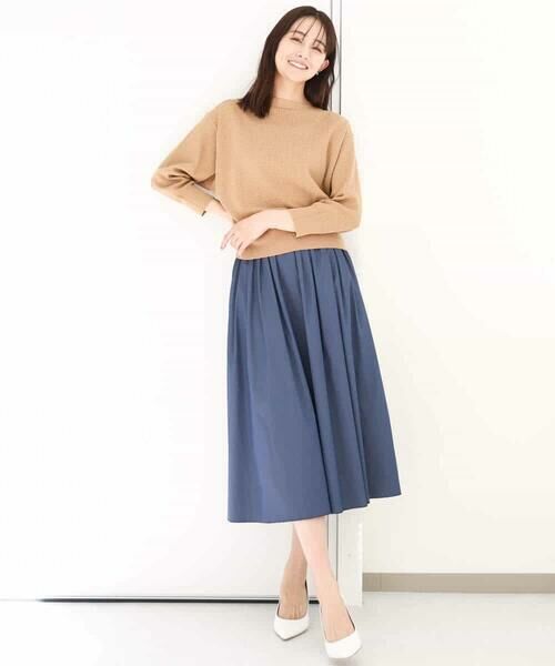 MK MICHEL KLEIN / エムケーミッシェルクラン ニット・セーター | アイレット柄ドルマン風ニット/洗える | 詳細24