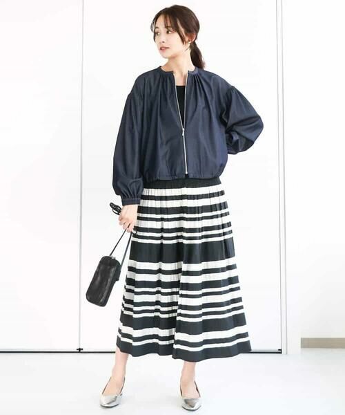 MK MICHEL KLEIN / エムケーミッシェルクラン その他アウター | デニムライクノーカラーブルゾン/洗える | 詳細15