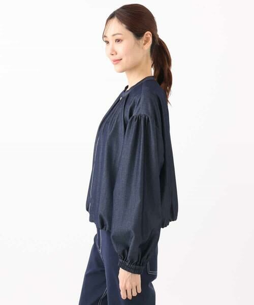 MK MICHEL KLEIN / エムケーミッシェルクラン その他アウター | デニムライクノーカラーブルゾン/洗える | 詳細18