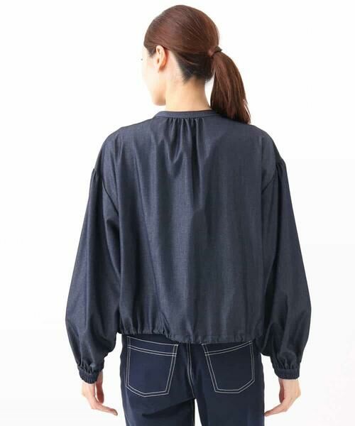 MK MICHEL KLEIN / エムケーミッシェルクラン その他アウター | デニムライクノーカラーブルゾン/洗える | 詳細19