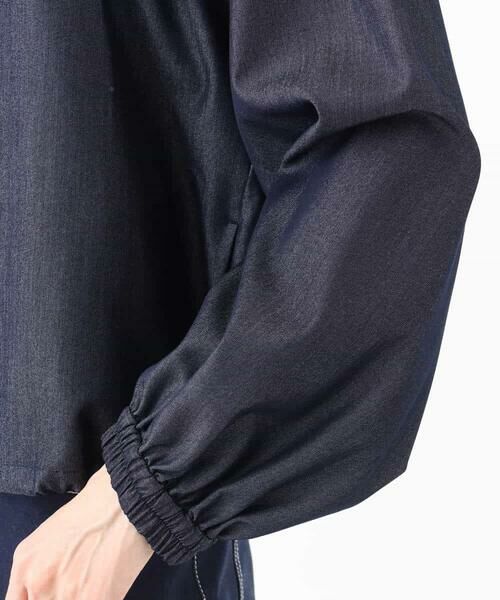 MK MICHEL KLEIN / エムケーミッシェルクラン その他アウター | デニムライクノーカラーブルゾン/洗える | 詳細23