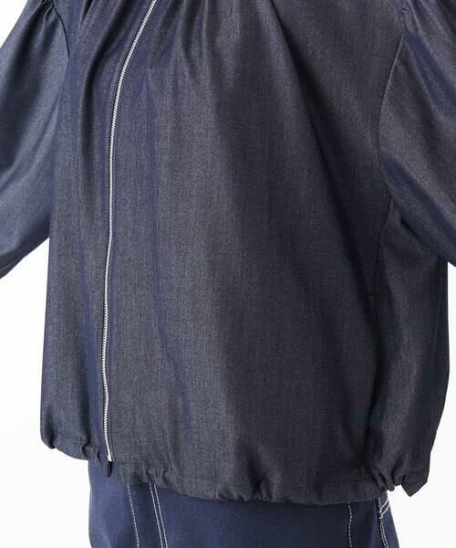MK MICHEL KLEIN / エムケーミッシェルクラン その他アウター | デニムライクノーカラーブルゾン/洗える | 詳細25