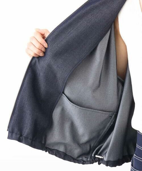 MK MICHEL KLEIN / エムケーミッシェルクラン その他アウター | デニムライクノーカラーブルゾン/洗える | 詳細27