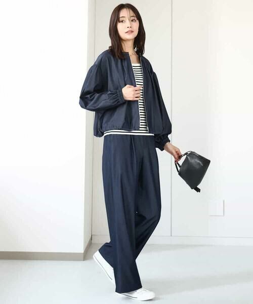 MK MICHEL KLEIN / エムケーミッシェルクラン その他アウター | デニムライクノーカラーブルゾン/洗える | 詳細9