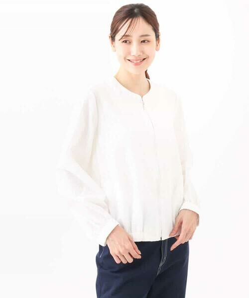 MK MICHEL KLEIN / エムケーミッシェルクラン その他アウター | ポコポコノーカラーブルゾン/洗える | 詳細30