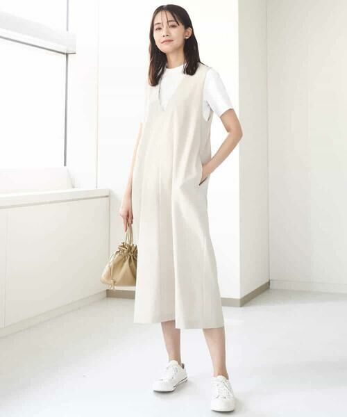 MK MICHEL KLEIN / エムケーミッシェルクラン カットソー | フリンジ刺繍ロゴTシャツ/洗える | 詳細27