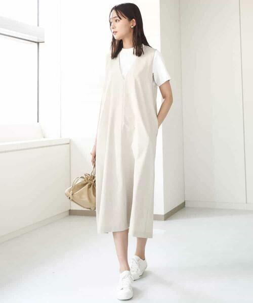 MK MICHEL KLEIN / エムケーミッシェルクラン カットソー | フリンジ刺繍ロゴTシャツ/洗える | 詳細28