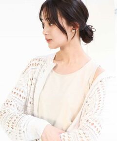 MK MICHEL KLEIN / エムケーミッシェルクラン タンクトップ | ラメタンクトップ/UVカット/接触冷感/洗える