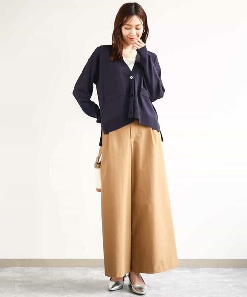 MK MICHEL KLEIN / エムケーミッシェルクラン その他パンツ | ストレッチツイル プルオンワイドパンツ/洗える | 詳細29