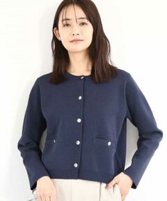 MK MICHEL KLEIN / エムケーミッシェルクラン カーディガン・ボレロ | ミラノリブニットカーディガン/洗える