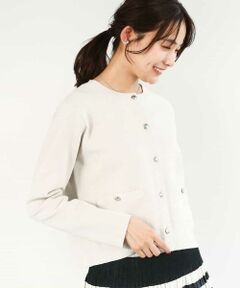 MK MICHEL KLEIN / エムケーミッシェルクラン カーディガン・ボレロ | ミラノリブニットカーディガン/洗える