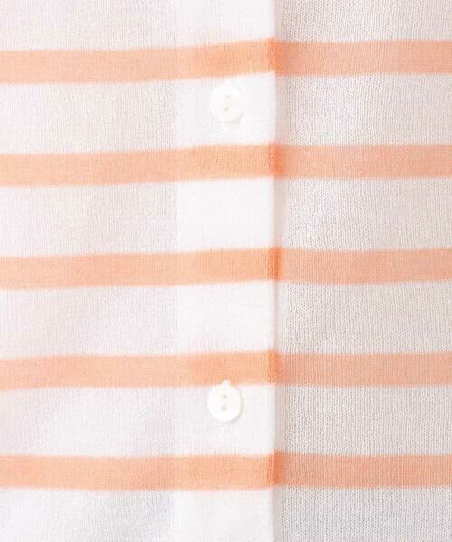 MK MICHEL KLEIN / エムケーミッシェルクラン カーディガン・ボレロ | シアーボーダーニットカーディガン/洗える | 詳細23