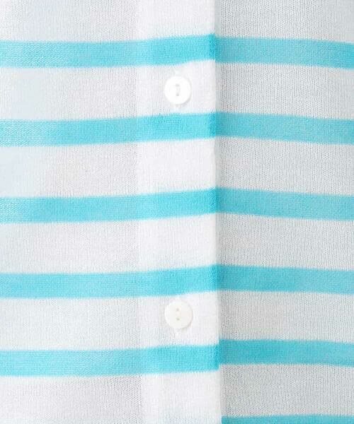 MK MICHEL KLEIN / エムケーミッシェルクラン カーディガン・ボレロ | シアーボーダーニットカーディガン/洗える | 詳細27