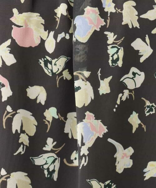 MK MICHEL KLEIN / エムケーミッシェルクラン シャツ・ブラウス | フレアースリーブ花柄シフォンブラウス/洗える | 詳細27