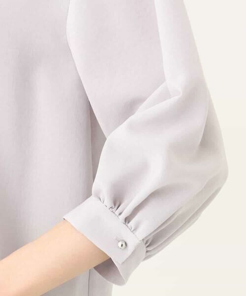 MK MICHEL KLEIN / エムケーミッシェルクラン シャツ・ブラウス | フリルデザインブラウス/洗える | 詳細16