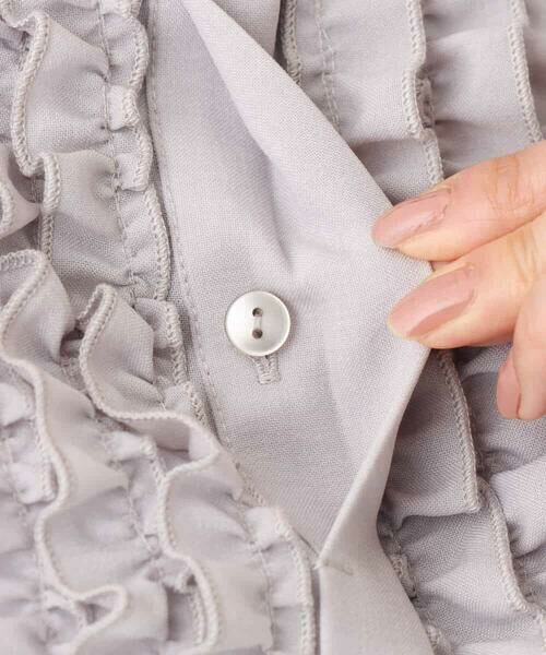 MK MICHEL KLEIN / エムケーミッシェルクラン シャツ・ブラウス | フリルデザインブラウス/洗える | 詳細19