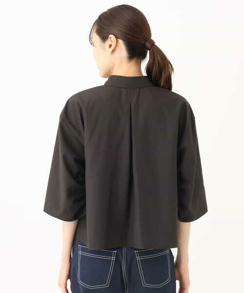 MK MICHEL KLEIN / エムケーミッシェルクラン シャツ・ブラウス | コットンライククロップドシャツブラウス/洗える | 詳細16