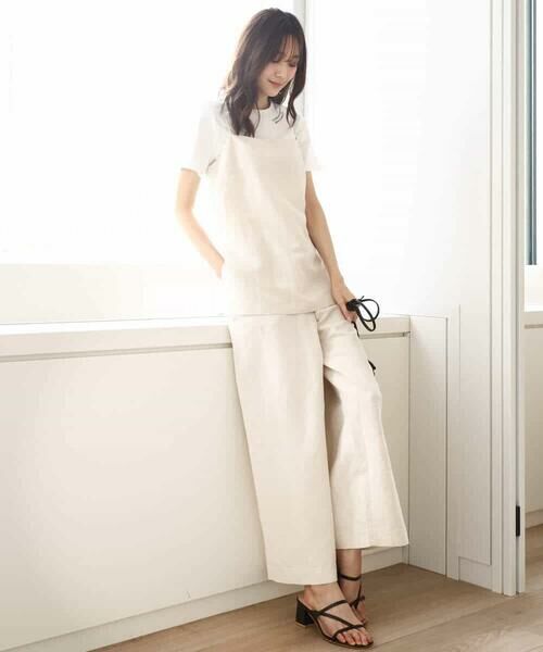 MK MICHEL KLEIN / エムケーミッシェルクラン その他トップス | リネン混キャミビスチェ/洗える | 詳細10