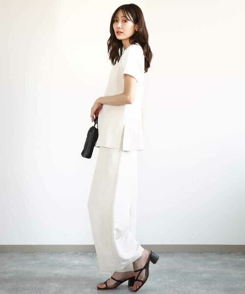 MK MICHEL KLEIN / エムケーミッシェルクラン その他トップス | リネン混キャミビスチェ/洗える | 詳細14