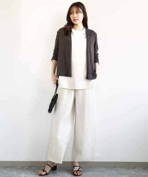 MK MICHEL KLEIN / エムケーミッシェルクラン その他トップス | リネン混キャミビスチェ/洗える | 詳細17