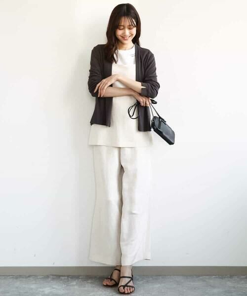 MK MICHEL KLEIN / エムケーミッシェルクラン その他トップス | リネン混キャミビスチェ/洗える | 詳細18