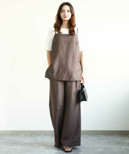 MK MICHEL KLEIN / エムケーミッシェルクラン その他トップス | リネン混キャミビスチェ/洗える | 詳細20