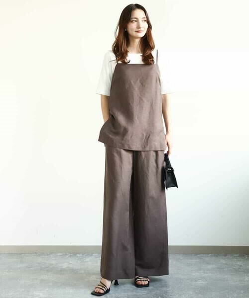 MK MICHEL KLEIN / エムケーミッシェルクラン その他トップス | リネン混キャミビスチェ/洗える | 詳細21