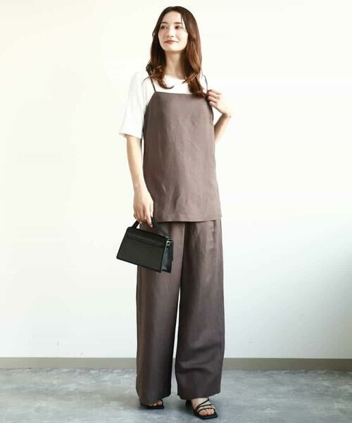 MK MICHEL KLEIN / エムケーミッシェルクラン その他トップス | リネン混キャミビスチェ/洗える | 詳細22