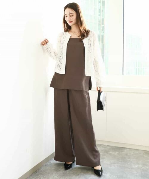 MK MICHEL KLEIN / エムケーミッシェルクラン その他トップス | リネン混キャミビスチェ/洗える | 詳細26