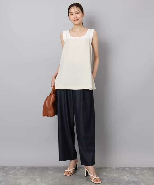 MK MICHEL KLEIN / エムケーミッシェルクラン その他トップス | リネン混キャミビスチェ/洗える | 詳細30