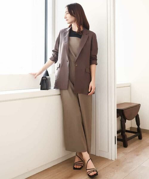 MK MICHEL KLEIN / エムケーミッシェルクラン テーラードジャケット | リネン混テーラードジャケット/洗える | 詳細19