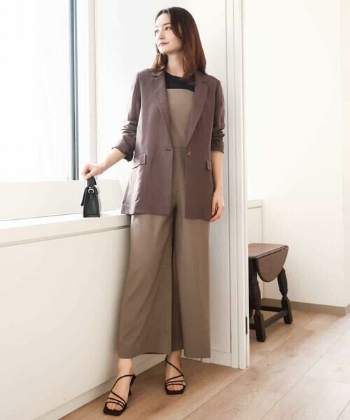 MK MICHEL KLEIN / エムケーミッシェルクラン テーラードジャケット | リネン混テーラードジャケット/洗える | 詳細20