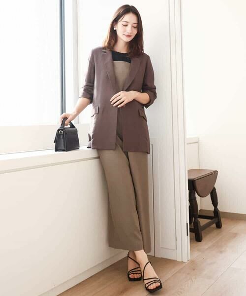 MK MICHEL KLEIN / エムケーミッシェルクラン テーラードジャケット | リネン混テーラードジャケット/洗える | 詳細21