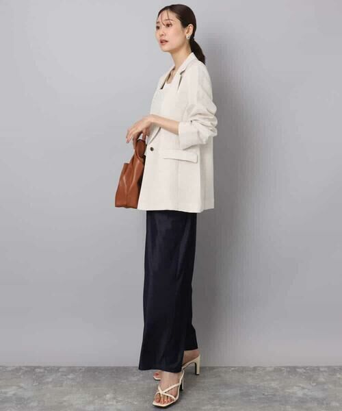 MK MICHEL KLEIN / エムケーミッシェルクラン テーラードジャケット | リネン混テーラードジャケット/洗える | 詳細24