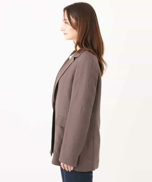 MK MICHEL KLEIN / エムケーミッシェルクラン テーラードジャケット | リネン混テーラードジャケット/洗える | 詳細26