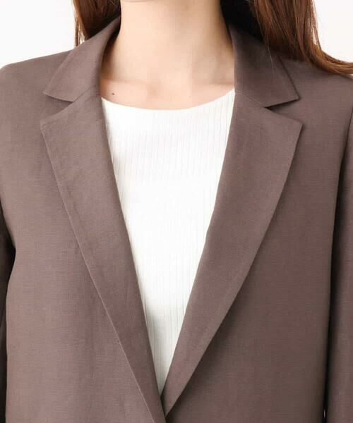 MK MICHEL KLEIN / エムケーミッシェルクラン テーラードジャケット | リネン混テーラードジャケット/洗える | 詳細28