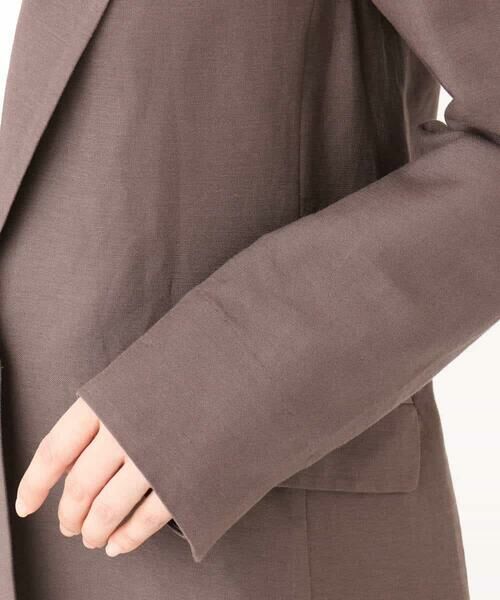 MK MICHEL KLEIN / エムケーミッシェルクラン テーラードジャケット | リネン混テーラードジャケット/洗える | 詳細29