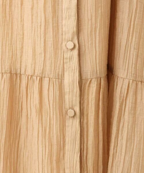 MK MICHEL KLEIN / エムケーミッシェルクラン ロング・マキシ丈ワンピース | ソフト楊柳ティアードワンピース/洗える | 詳細28