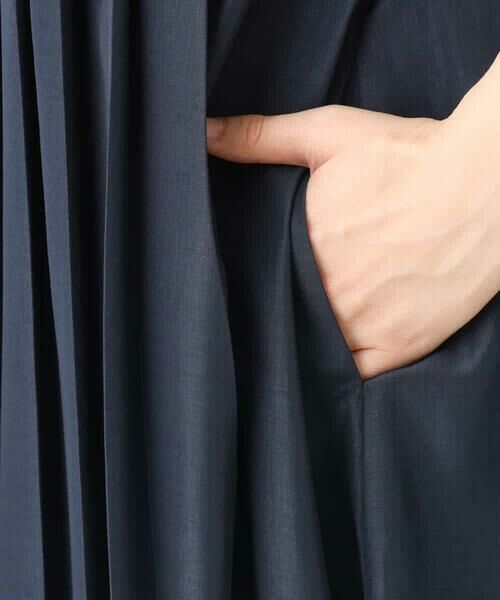 MK MICHEL KLEIN / エムケーミッシェルクラン ロング・マキシ丈ワンピース | フロントタックデザインワンピース/2way/洗える | 詳細24