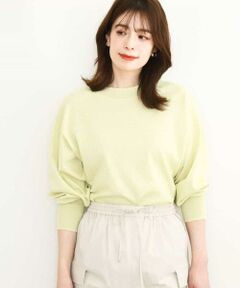 MK MICHEL KLEIN / エムケーミッシェルクラン ニット・セーター | モックネックニットプルオーバー/洗える